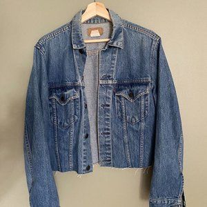 Vintage Cropped Levi's Denim Jacket